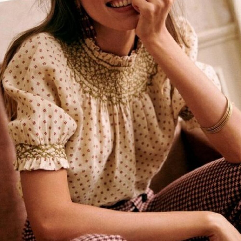 Sezane Dalton Blouse (NWOT)